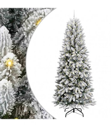vidaXL Artificial Christmas Tree with Bauble 240 cm 300 LEDs