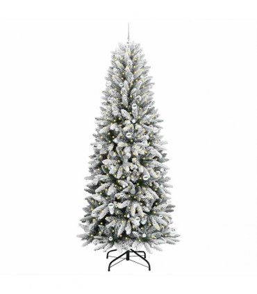 vidaXL Artificial Christmas Tree with Bauble 240 cm 300 LEDs