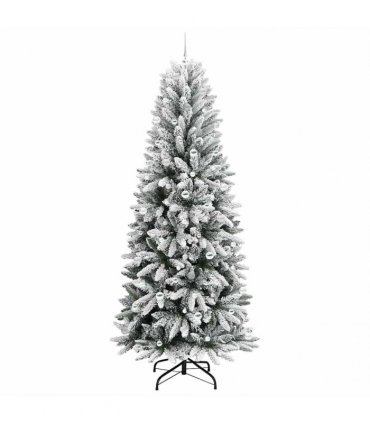 vidaXL Artificial Christmas Tree with Bauble 240 cm 300 LEDs