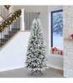 vidaXL Artificial Christmas Tree with Bauble 240 cm 300 LEDs