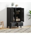 vidaXL Industrial Wardrobe Anthracite 67x35x107 cm Steel