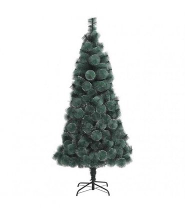 vidaXL Artificial Pre-lit Christmas Tree with Ball Set Green 150 cm