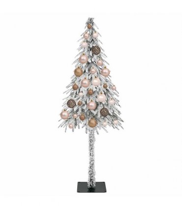 vidaXL Christmas Tree with 150 LEDs White 120 cm PE and Steel