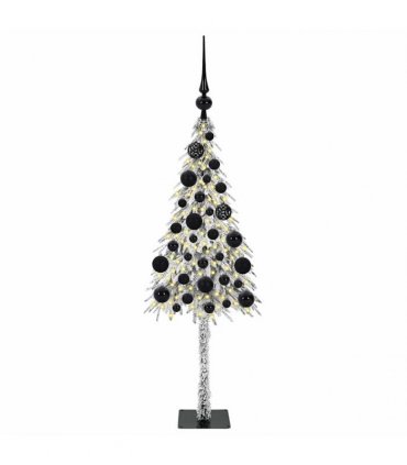 vidaXL Christmas Tree White 120 cm PE and Steel