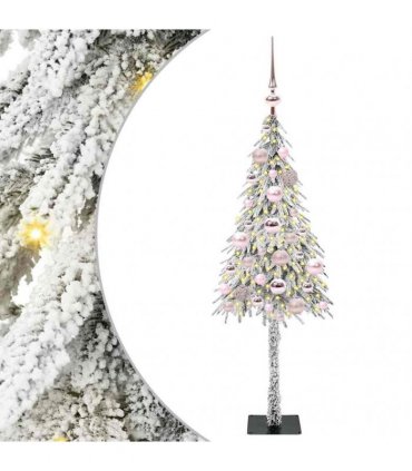 vidaXL Christmas Tree White 120 cm PE and Steel