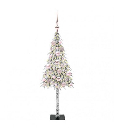 vidaXL Christmas Tree White 120 cm PE and Steel