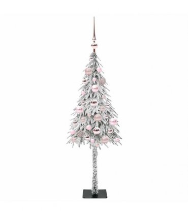 vidaXL Christmas Tree White 120 cm PE and Steel