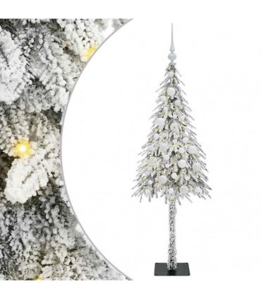 vidaXL Christmas Tree White 120 cm PE and Steel