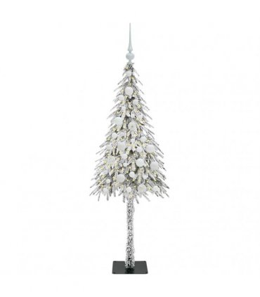 vidaXL Christmas Tree White 120 cm PE and Steel