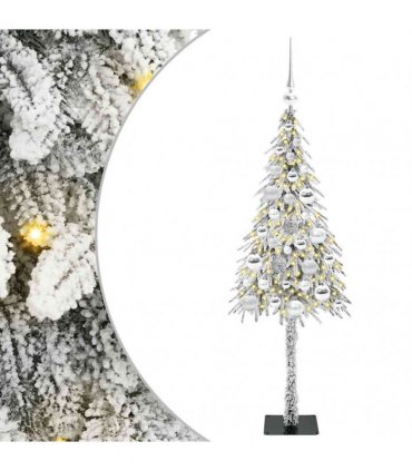 vidaXL Christmas Tree White 120 cm PE and Steel