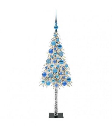 vidaXL Christmas Tree White 120 cm PE and Steel