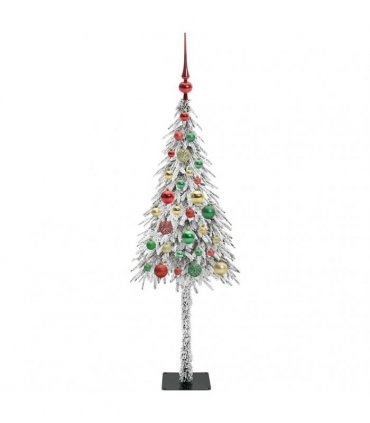 vidaXL Christmas Tree White 120 cm PE and Steel