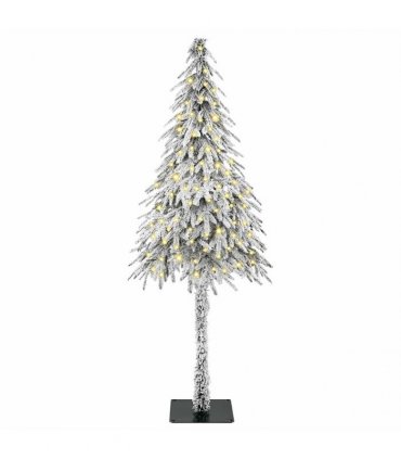 vidaXL Christmas Tree White 150 cm PE and Steel