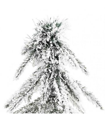 vidaXL Christmas Tree White 150 cm PE and Steel