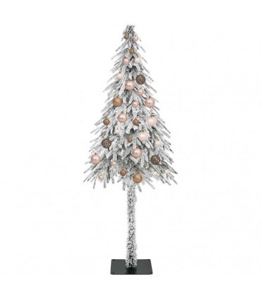vidaXL Christmas Tree with 150 LEDs White 150 cm PE and Steel