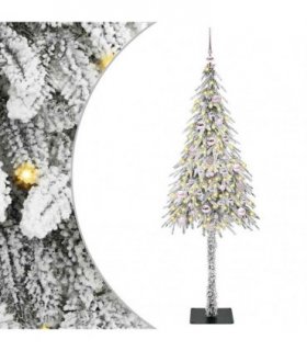 vidaXL Christmas Tree White 150 cm PE and Steel