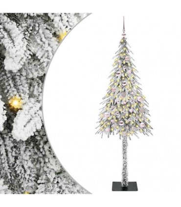 vidaXL Christmas Tree White 150 cm PE and Steel