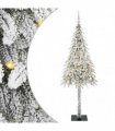 vidaXL Christmas Tree White 150 cm PE and Steel