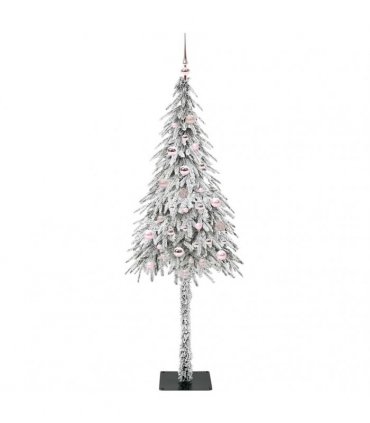 vidaXL Christmas Tree White 150 cm PE and Steel