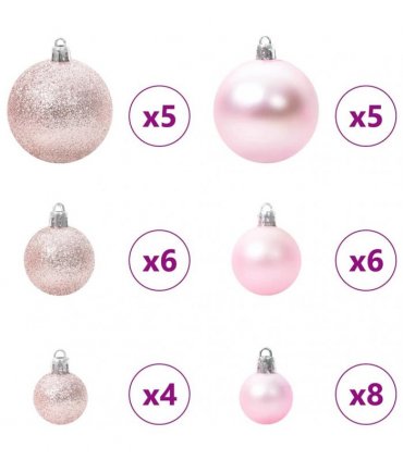 vidaXL Christmas Tree White 150 cm PE and Steel