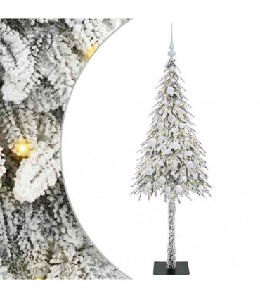 vidaXL Christmas Tree White 150 cm PE and Steel