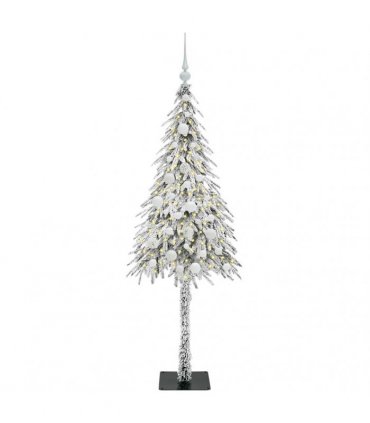 vidaXL Christmas Tree White 150 cm PE and Steel