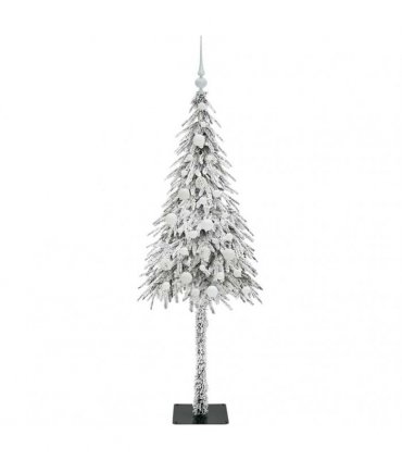 vidaXL Christmas Tree White 150 cm PE and Steel