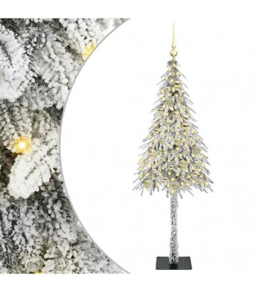 vidaXL Christmas Tree White 150 cm PE and Steel