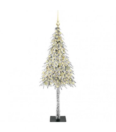 vidaXL Christmas Tree White 150 cm PE and Steel