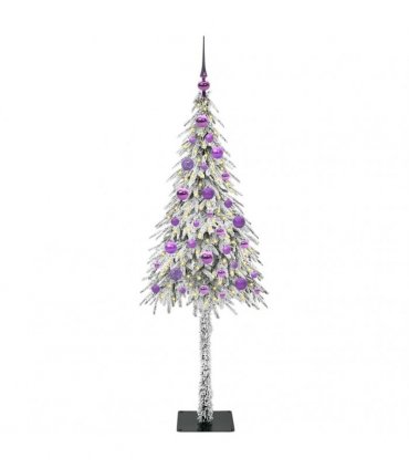 vidaXL Christmas Tree White 150 cm PE and Steel