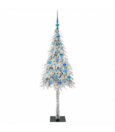 vidaXL Christmas Tree White 150 cm PE and Steel