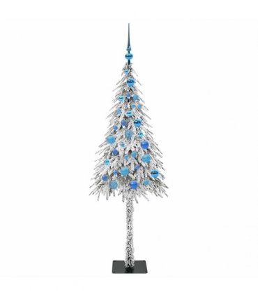 vidaXL Christmas Tree White 150 cm PE and Steel