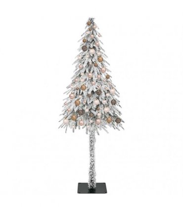 vidaXL Christmas Tree with 300 LEDs White 180 cm PE and Steel