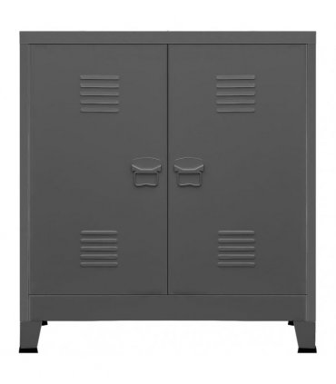 vidaXL Industrial Storage Chest Anthracite Steel