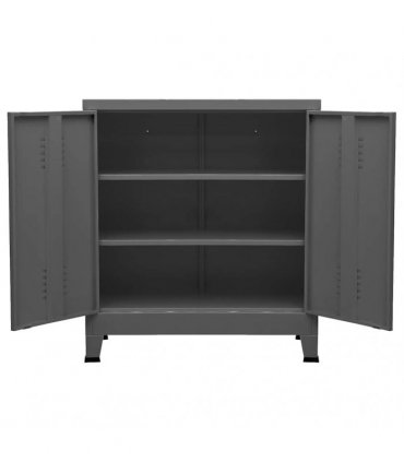 vidaXL Industrial Storage Chest Anthracite Steel