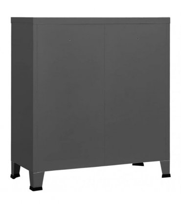 vidaXL Industrial Storage Chest Anthracite Steel
