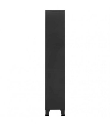 vidaXL Industrial Bookshelf Anthracite 80x32x180 cm Steel