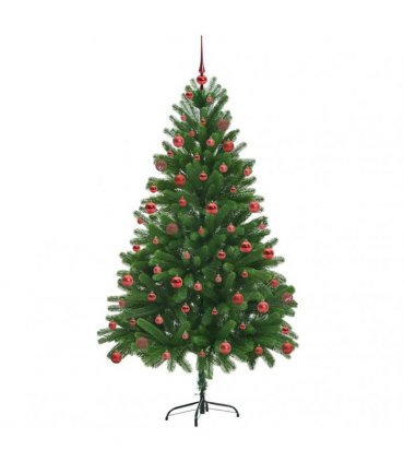 vidaXL Christmas Tree with LED Light Green 180 cm PE
