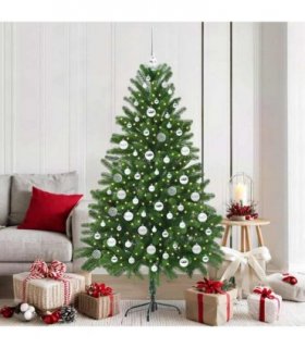 vidaXL Christmas Tree with LED Light Green 180 cm PE
