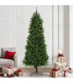 vidaXL Christmas Tree with LED Light Green 240 cm PE