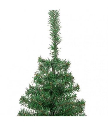 vidaXL Christmas Tree with LED Light Green 180 cm PVC and Steel