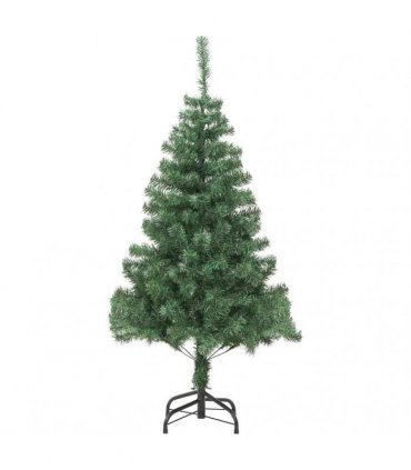 vidaXL Christmas Tree with LED Light Green 180 cm PVC and Steel