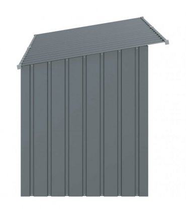 vidaXL Dog House with Roof Anthracite 196x91x110 cm Galvanised Steel