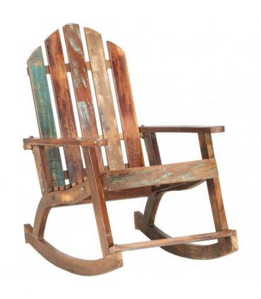 vidaXL Garden Rocking Chair Solid Reclaimed Wood