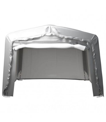 vidaXL Storage Tent 370x370 cm Steel Grey
