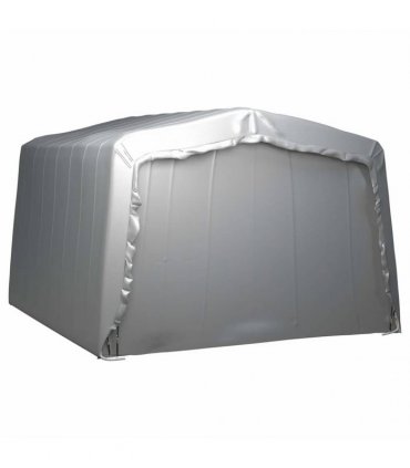 vidaXL Storage Tent 370x370 cm Steel Grey