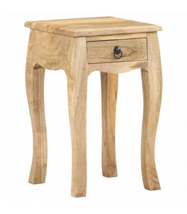vidaXL Bed Cabinet 28x28x46 cm Solid Mango Wood