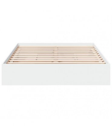 vidaXL Bed Frame with Drawers without Mattress White 160x200 cm