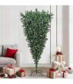 vidaXL Upside-down Artificial Pre-lit Christmas Tree with Ball Set