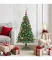 vidaXL Christmas Tree with LED Light 120 cm 150 LEDs Warm White